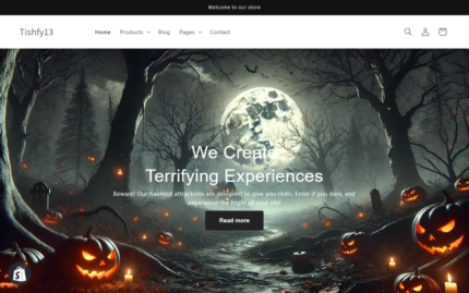 Tishfy13 - Halloween Shopify 2.0 theme