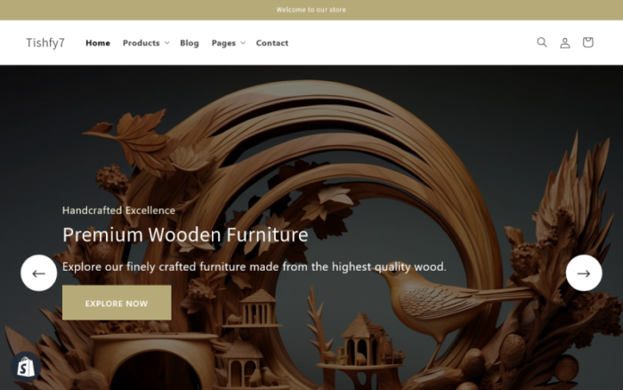 Tishfy7 – Woodworking Shopify 2.0 Theme