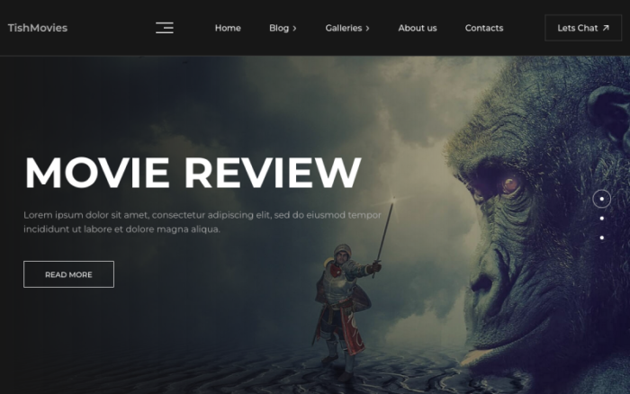 TishMovies - Tema WordPress Sutradara Film dan Ulasan Film