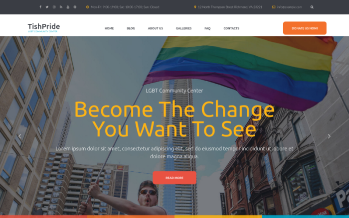 TishPride - Tema WordPress Komunitas LGBT