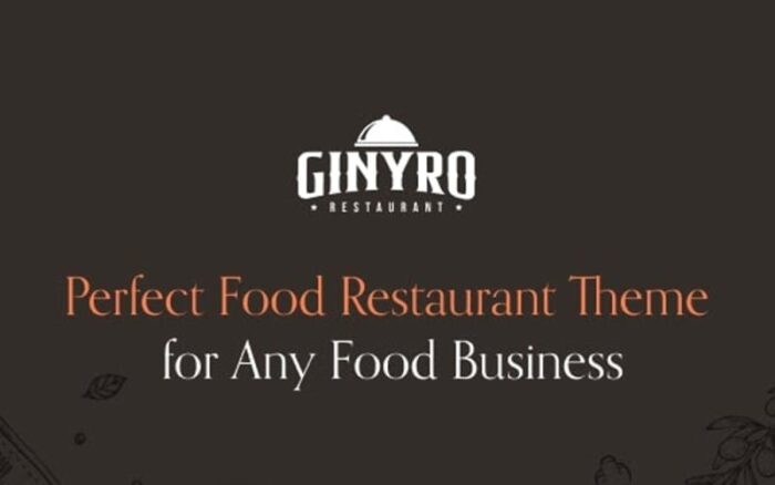 TM Ginyro - Tema Prestashop Restoran Makanan