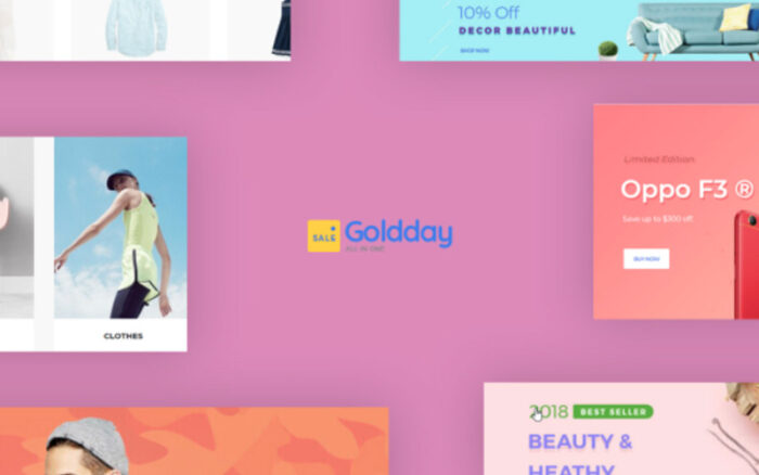 TM Goldday - Multistore untuk Tema PrestaShop Hitech, Digital, Elektronik