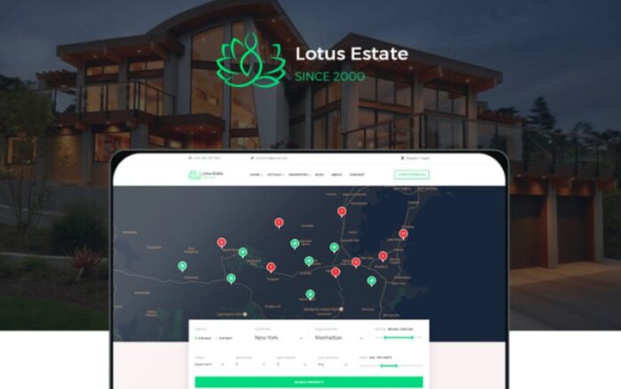 TM Real Estate – Situs web agen real estat terbaik dengan tema PrestaShop