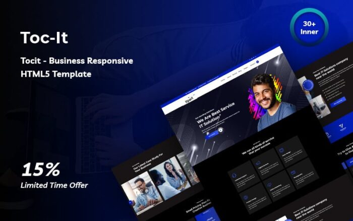 Tocit - Template Situs Web HTML5 Responsif Bisnis