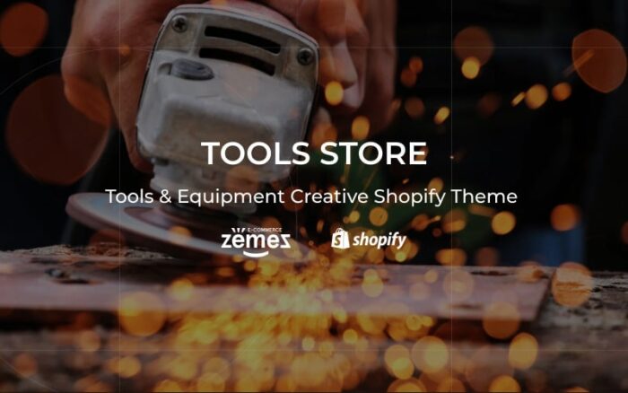 Toko Perkakas - Tema Shopify Kreatif Perkakas & Peralatan