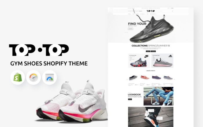 Top-Top - Tema Shopify Sepatu Olahraga