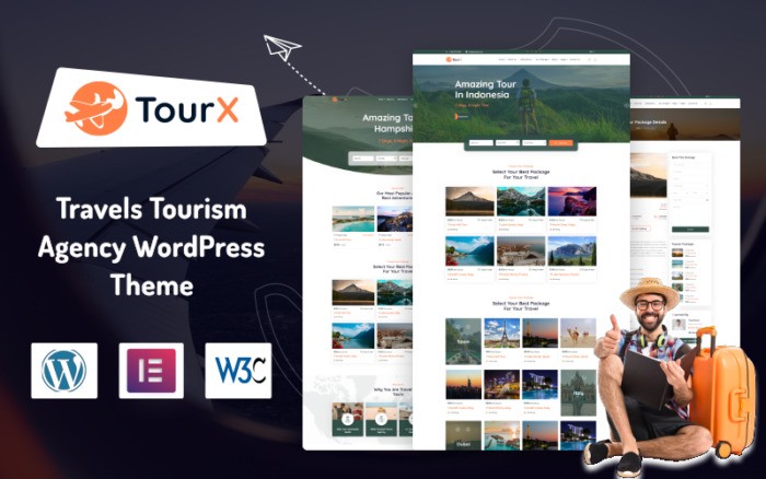 TourX - Tema WordPress Agensi Pariwisata Perjalanan