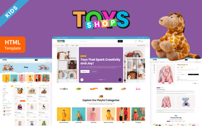 Toy Store - Toys and Joy HTML Website Template