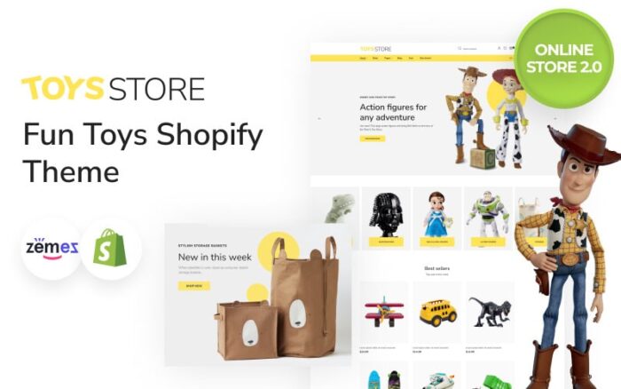 Toysstore - Tema Shopify Toko Mainan Menyenangkan