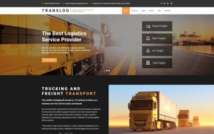 Translog - Template Joomla Logistik