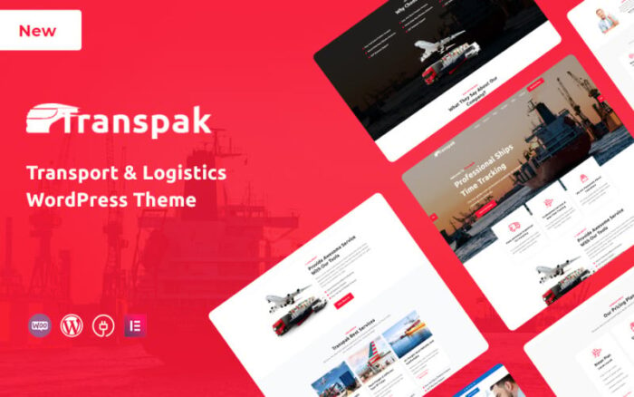 Transpak - Tema WordPress Responsif Transportasi dan Logistik