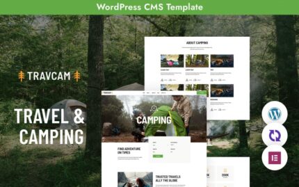 Travcam - Traveling And Camping Multipurpose Responsive WordPress Theme