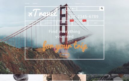 Travel Gear Store PrestaShop Theme