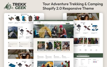 Trekk Geek - Tour Adventure Trekking & Camping Store Multipurpose Shopify 2.0 Responsive Theme