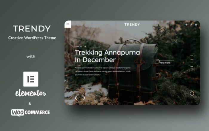 Trendy - Tema WordPress Tas Fashion Kreatif