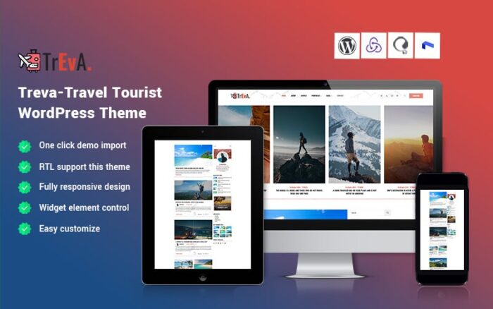 Treva - Tema WordPress Wisata dan Pariwisata