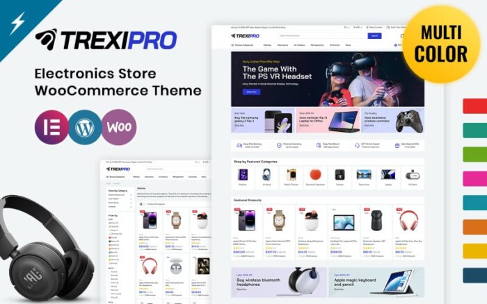 Trexipro - Tema WooCommerce Elektronik dan Toko Mega