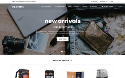 Tema Shopify Perjalanan Online