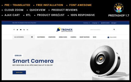 Tema PrestaShop Elektronik Tronex