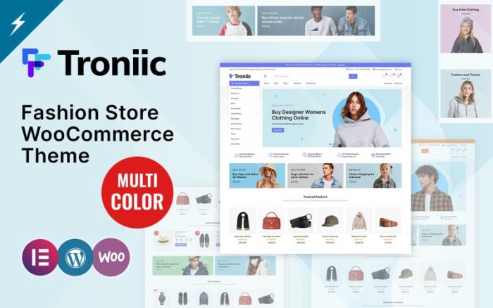 Tema WooCommerce Toko Busana dan Pakaian Troniic