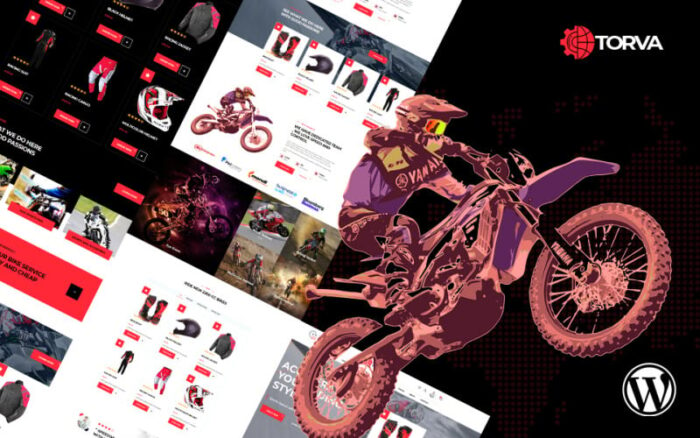 Tema WooCommerce Toko Sepeda Motor Trova Sports