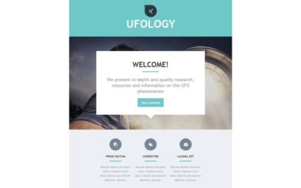 UFO Responsive Newsletter Template