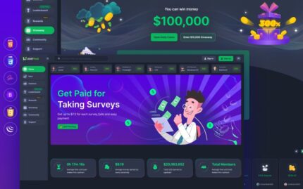 Ugetpaid - Online Survey For Get Paid Website HTML Template