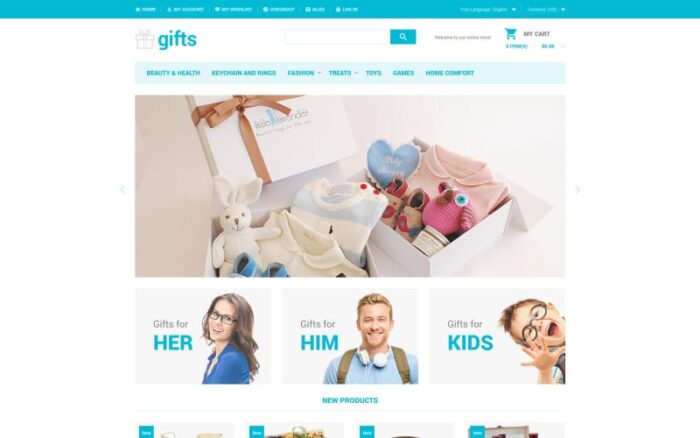 Unique Gifts Magento Theme