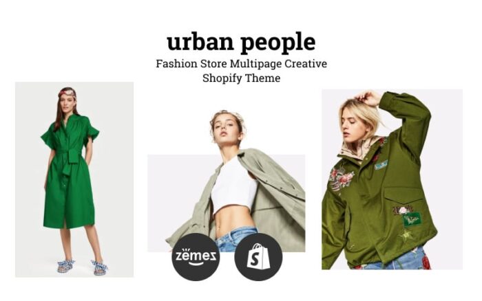 Urban People - Tema Shopify Kreatif Multihalaman Toko Mode