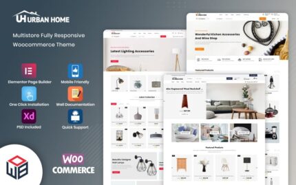 UrbanHome - Furniture, Home & Lifestyl WooCommerce Template