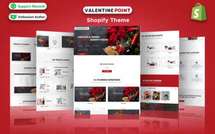 Valentine Point - Tema Shopify Serbaguna untuk Hadiah Valentine & Natal