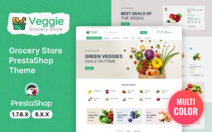 Veggie - Food, Vegetable and Grocery PrestaShop Theme