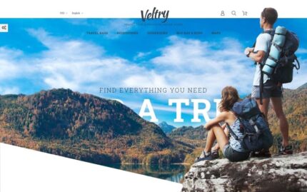 Veltry - Tema PrestaShop Toko Perjalanan