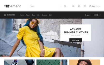 Vetement - Apparel Store PrestaShop Theme