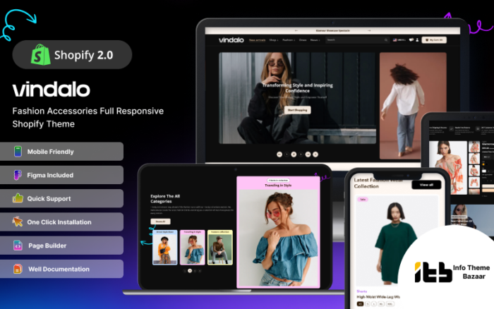 Vindalo - Tema Shopify 2.0 Responsif untuk Pakaian & Mode