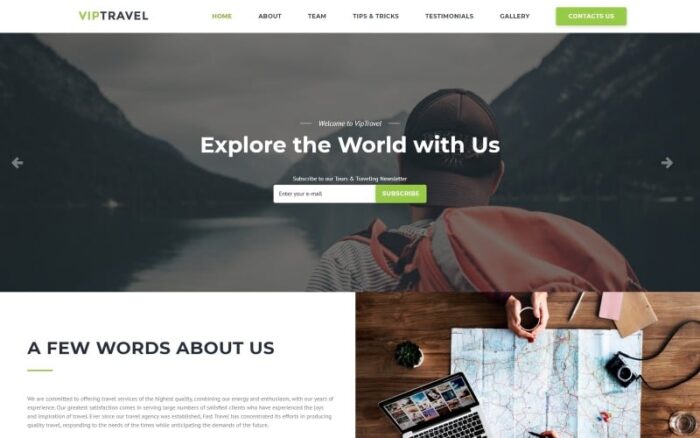 VIPTravel - Template Halaman Arahan HTML5 Agen Perjalanan