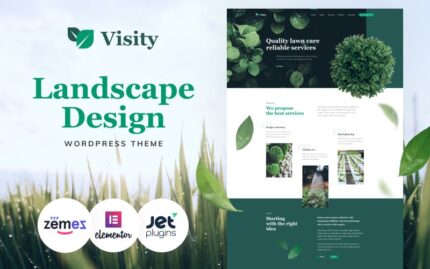 Visity - Landscape Design with WordPress Elementor Theme