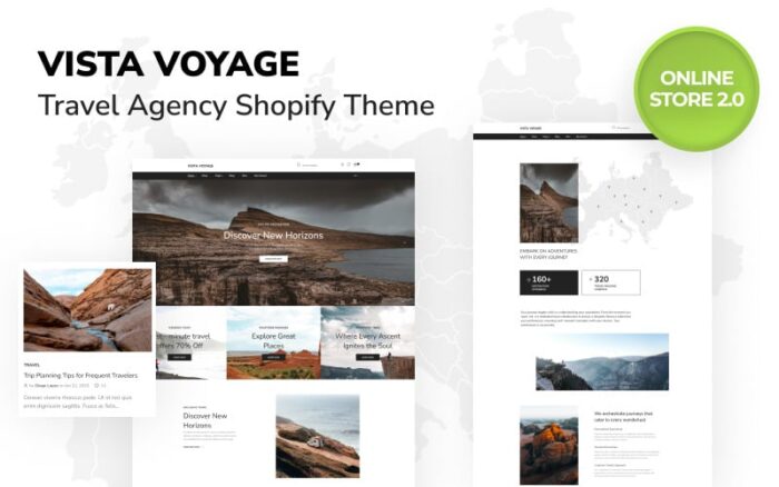 Vista Voyage - Toko Online Responsif Agen Perjalanan 2.0 Tema Shopify