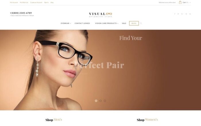 Visualoo - Tema Magento Optik & Optometri