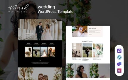 Vivaah - Tema WordPress Elementor untuk Studio Pengantin dan Pernikahan