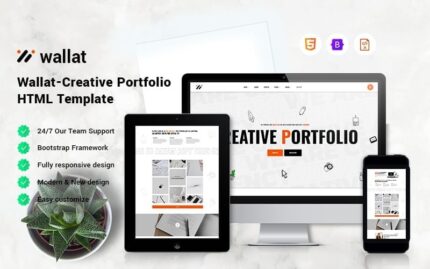 Wallat - Creative Portfolio Website Template