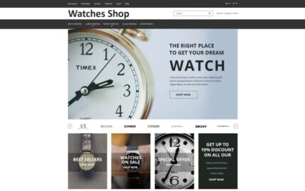 Watches Shop Magento Theme