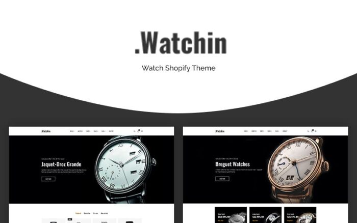 Watchin - Tema Shopify eCommerce Watch