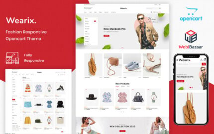 Wearix - Multipurpose Fashion OpenCart Template