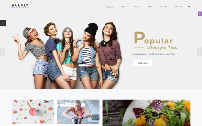 Weekly Magazine - Health & Beauty Joomla Template