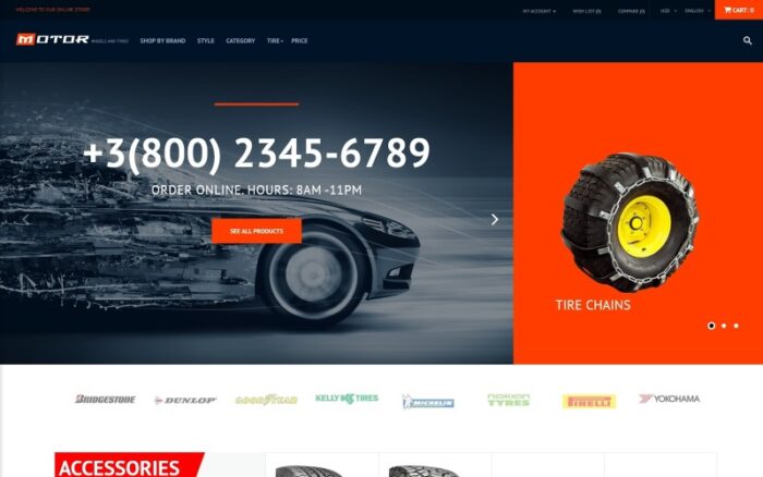 Template OpenCart Responsif Roda & Ban