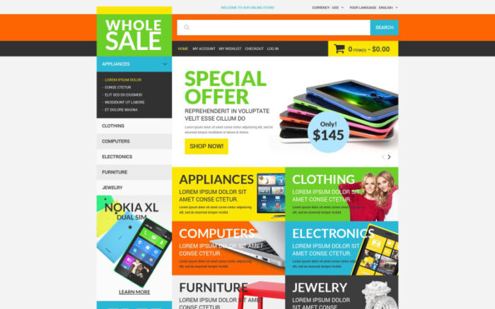 Tema Magento Toko Grosir