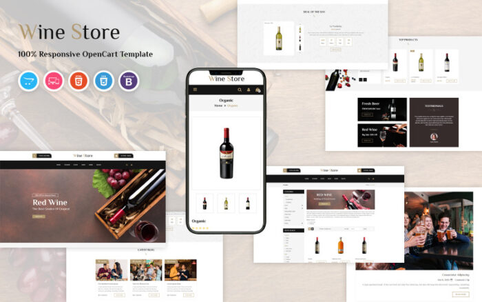 Wine - Template OpenCart Responsif