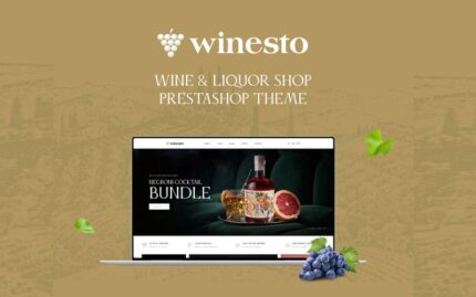 Winesto Elementor - Wine & Liquor Prestashop Theme