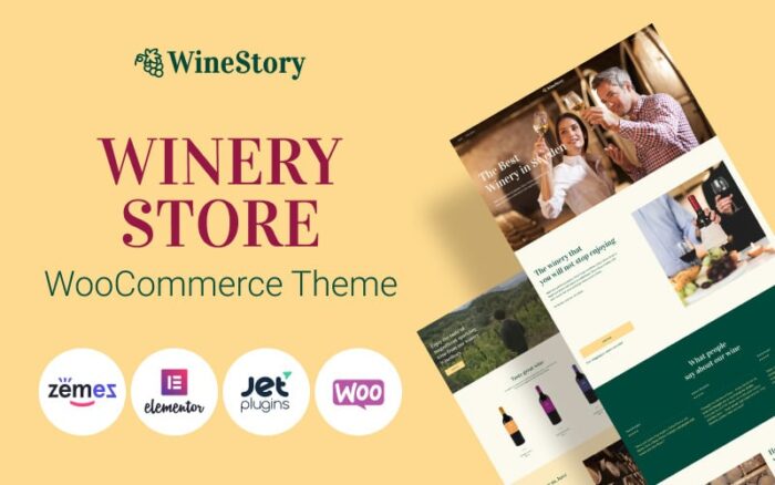 WineStory - Tema WooCommerce Pabrik Anggur Asli dan Menawan